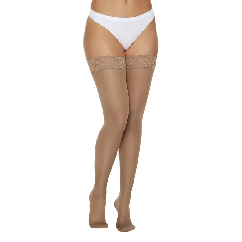 [7896191258497] Meia Kendall 7/8 Meia Coxa 15-20mmHg Tam M Mel 1932
